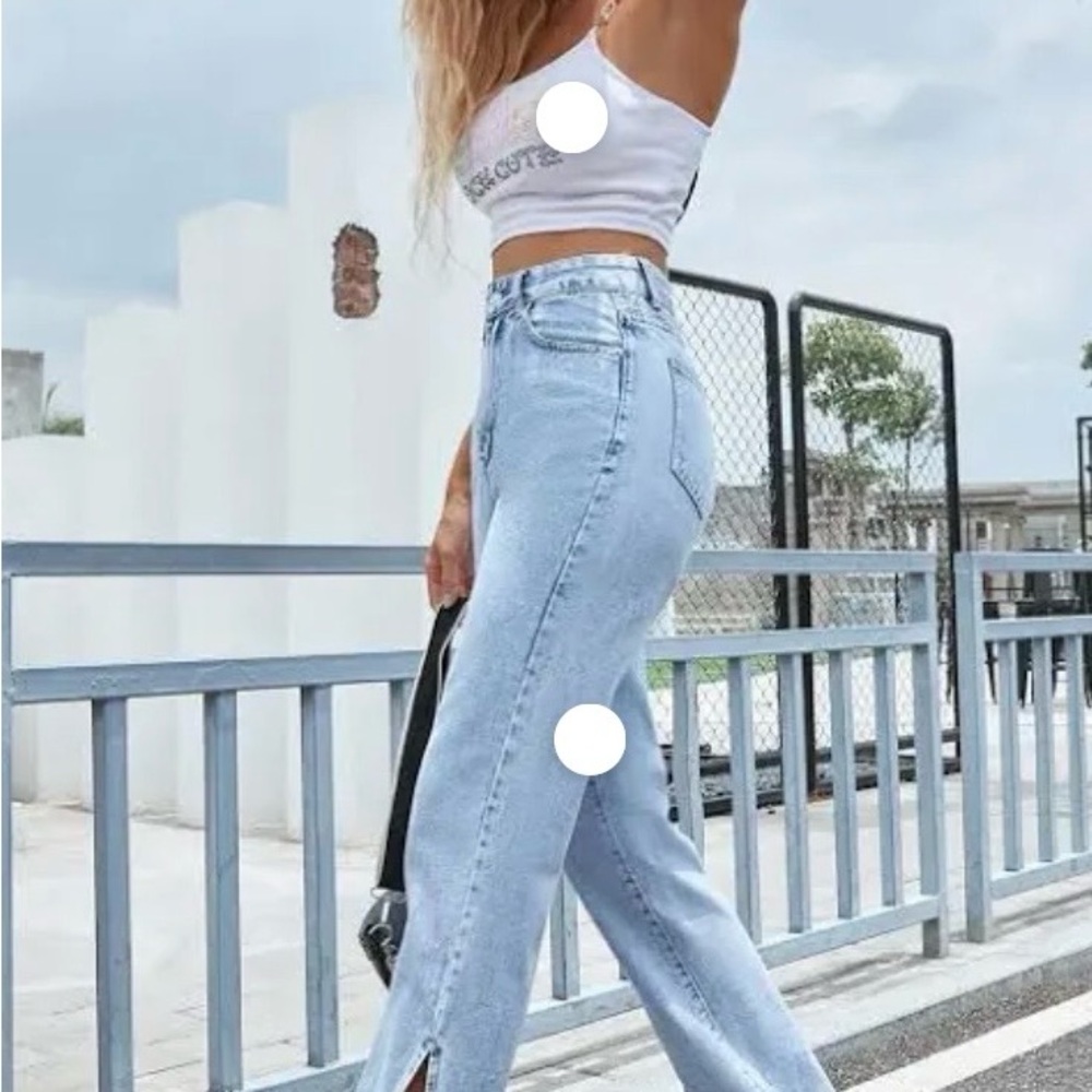 Sky Blue High Rise Women's Jeans